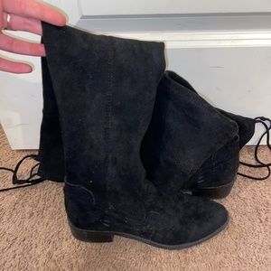 Steve Madden over the knee black boots